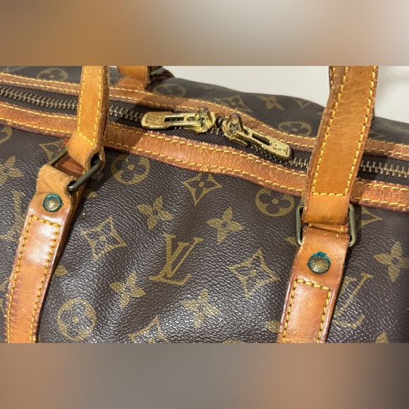 Authentic Louis Vuitton Vintage Monogram Sac Souple 35 Boston Satchel Bag - Picture 10 of 16